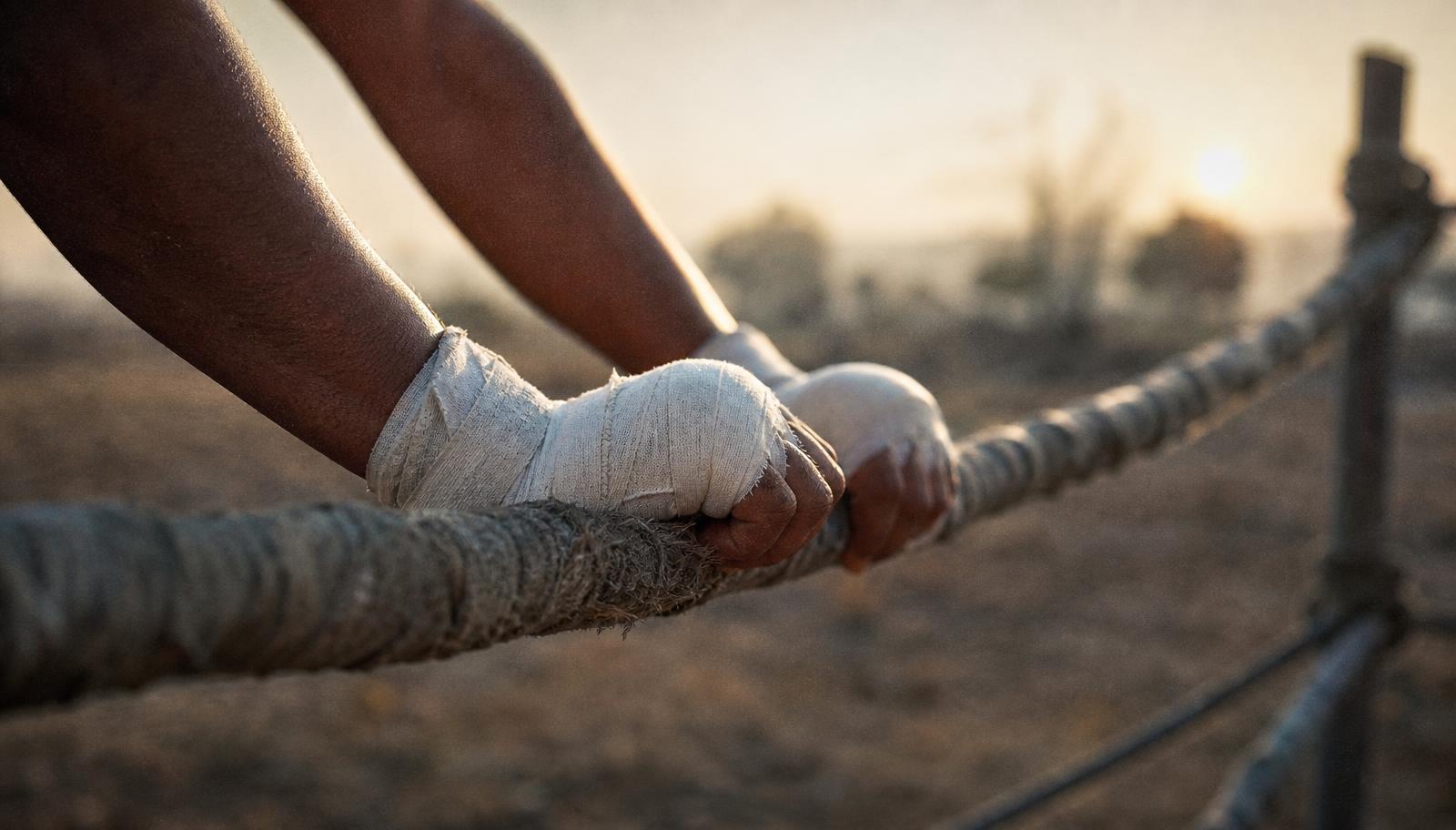 TRIBE Boxcamps — Outdoor Training bei Sonnenuntergang